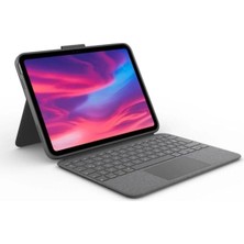 MSP Combo Touch Ipad 10. Nesil ile Uyumlu Klavyeli Tablet Kılıfı - Gri