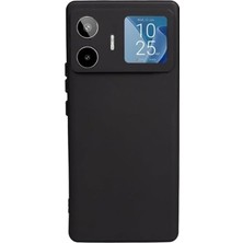 MSP General Mobile Gm 26 Pro ile Uyumlu Silikon Kılıf Mat Pastel Renkli Parmak Izi Bırakmayan Yumuşak Kapak Biy Siyah