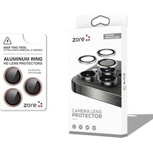 Karok Ticaret Psr Aksesuar 16 Pro Max Cl-12 Premium Safir Kamera Lens Koruyucu - Anti-Reflective & Parmak Izi Bırakmayan | Kolay Takılan Tam Koruma (Çöl Titanyum, 16 Pro Max)