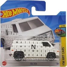 Prime - 70S Van - Hw Art 2/10 - HKH46 - Short Card - Kleintransporter - Beyaz - Mattel 2023