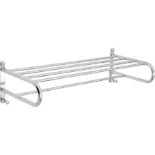 Prime Banyo Havlu Rafı Krom Renk 259X165X590 mm