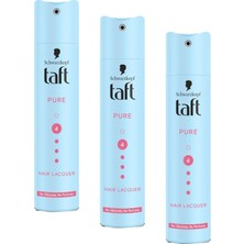 Prime Taft Pure Saç Şekillendirici Spreyi 250ML (3 Paketi)