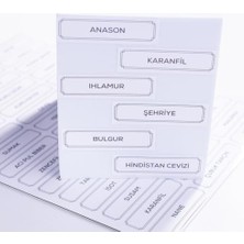 Prime Karışık Baharat, Bakliyat, Kuruyemiş Sticker Seti, 900 Adet