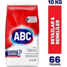 Prime Abc Deterjan Matik Beyazlar & Renkliler 10 kg (3 Paketi)