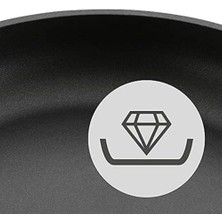 Prime Servis Tavası Ø 24 cm Permadur Alev Excellent Plastik Sap ile Alüminyum Permadur Indüksiyonlu Ocaklarda Kullanılabilir Elde Yıkama