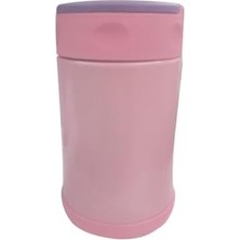 Prime Çelik Içli Termos 500 ml Çelik Kaşık ile Pembe-Mor