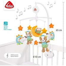 Fehn Müzik Mobil Orman - Orman Hayvanları ile Bebek Uyku Yardımı - Bebek Mobil Müzik Kutusu Melodi - 0-5 Ay Arası Bebekler Için Müzik Mobil Bebek Yatağı Oyuncak