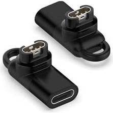 Prime Caseonn Taşınabilir Şarj Dönüştürücü Adaptörü Type-C Siyah 6x Pro ile Uyumlu