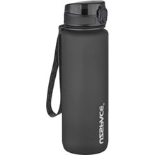 Larskas 800ML -Yeni Ebat-Boy 25 Cm-Tritan Su Matarası Bpa Koku Sızdırma Yok (Ff Siyah)
