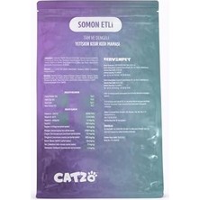 Karok Ticaret Catzo Somon Etli Kısır Kedi Maması 500 G | Sterilised Dry Cat | Omega 3-6 Destekli, Dengeli Beslenme