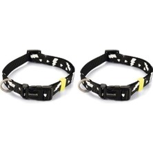 Prime Köpek Tasması, Siyah, 35-50CM, 20MM (2 Paketi)