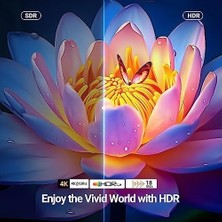 HDMI Kablo 4K 60Hz UHD 2.0 HDMI Arc Kablo Hdr 3D Speed 18GBPS Ethernet Altın Kaplama Tv Televizyon, Monitor, Blu-Ray, Ps5/ps4/ps3, Xbox Series S, Soundbar (2m ile Uyumlu)