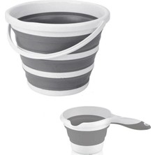 Prime Katlanabilir Akordiyon 2li Kova ve Maşrapa Set