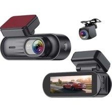 Teknollojia 4K Ultra Hd Cam, Wifi Bağlantılı, Gps, G-Sensor, Döngüsel Kayıt, Araba Kamerası, Oto Kayıt Cihazı, Full Hd Video, 256GB'A Kadar Sd Kart Desteği Cam | V38