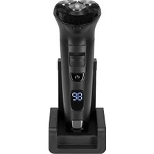 Prime Goldmaster Dijital Ekranlı Oynar Başlıklı Islak Kuru Şarj Standlı Erkek Bakım Seti GM8162