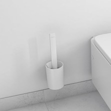 Prime Wallstoris Modern Tuvalet Fırçası Tutacağı, Mat Beyaz, 27927700