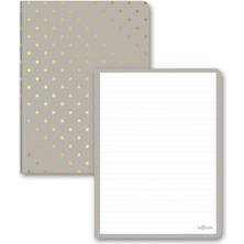 Prime Le Puantiyeli Mini Defter Çizgili Kum 14X20 cm