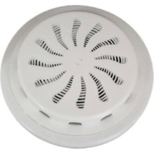 Prime Ayarlı Doğalgaz Cam Menfezi Beyaz Ø18CM - Aç-Kapa Ayarlanabilir Soğuk Hava Engelleyen Cam Menfezi - Şeffaf Panel Hava Kapaklı Havalandırma Menfezi