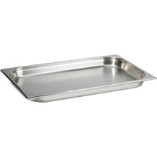 Prime Paslanmaz Çelik Gastronom/gastronorm Küvet Gn 1/1-20 (53 x 32,5 x 2 Cm)