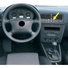 Prime Kırmızı Üçgen Dörtlü Flaşör Düğmesi 1J0953235J Vw ile Uyumlu 1999-2005