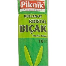Prime Piknik Kullan-At Kristal Bıçak 10'lu Renk'li 1441