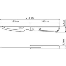 Prime 21109/694 Biftek Bıçak Khv 10 cm 6'lı Blister