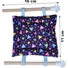Prime Kuş Yatağı Yumuşak Dokulu Kumaş Kuşlar Için Yatak Kuş Yatak En 11 cm Boy 11 cm