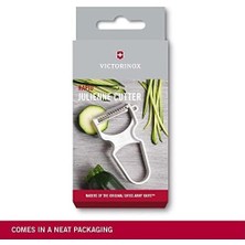Prime Soyucu, Evrensel Soyucu, Jülyen Plastik Sap, Ekstra Keskin Bıçak, Paslanmaz Çelik, Beyaz