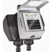 8498 Dual Myaquasolar, 2 Çıkışlı Otomatik Tımer-Sulama Zamanlayıcısı