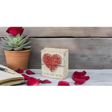 Prime Primitives By Kathy 34248 Rustik Beyaz Ip Sanat Kutusu Tabelası, 8,9 cm x 10,16 Cm, You More