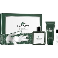 Prime Lacoste Original 100 ml Edp ve 7,5 ml ve SG100 ml Set Parfüm