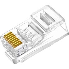 Prime EZRJ45 Cat5/cat6 Açık Uçlu Soket 8p/8c (100LÜK Paket)