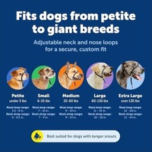 Karok Ticaret Petsafe Nazik Lider Çekmesiz Köpek Başlığı - Çekmenin En Iyi Çözümü - Köpeğinizin Çekmesini Daha Kolay Yürüyüşler Için Yönlendirir - Kontrolü Yeniden Kazanmanıza Yardımcı Olur - Orta, Kömür