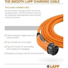 Prime Lapp Elektrikli Araç 22 Kw, 32A, Üç Fazlı, Mod3, 7m Tip2 Şarj Kablosu - Tüm Araçlarla Uyumlu