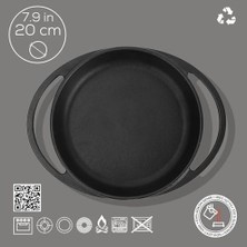 Prime Döküm Mini Yuvarlak Çap 20, Tava