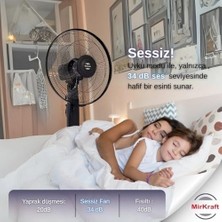 Prime FS-40BR Stand Fan Vantilatör 16'' (Uzaktan Kumandalı)