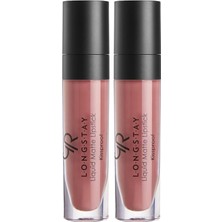 Prime Longstay Lipstick No: 45 - Bulaşmayan Kalıcı Likit Mat Ruj (2 Paketi)