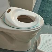 Prime Tossıg Klozet Adaptörü, Beyaz-Turkuaz