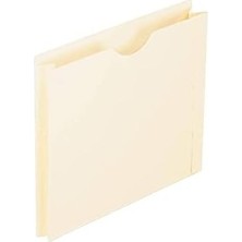 Prime Dosya Ceketleri, Mektup Boyutu, Manila, 2" Genişletme, Başparmak Kesimli Güçlendirilmiş Düz Kesim Sekmeler, Kutu Başına 50 (22200EE), Bej