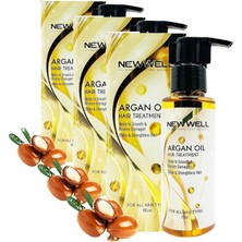 Saç Hacimlendirici, Besleyici ve Onarıcı Argan Özlü Saç Bakım Yağı 100 Ml, T1031 (3 Paketi)