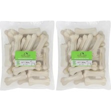 Karok Ticaret Esca Beyaz Pres Kemik 7,5 Santimetre 25’li 500 Gram Köpek Ödül Maması (2 Paketi)