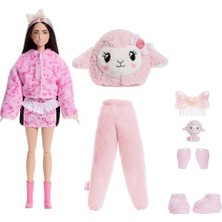 Cutie Reveal Bebek ve Aksesuarları, Yumuşak Dostlar Serisi Kuzucuk, Renk Değişimi ve Mini Evcil Hayvan Dahil 10 Sürpriz, JJP66