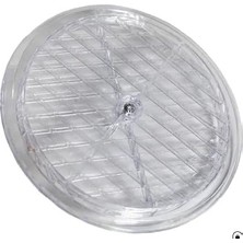 Prime Doğalgaz Havalandırma Cam Menfezi Şeffaf Çap 18 cm