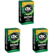 Prime Rötar Max Prezervatif, 20'li (3 Paketi)