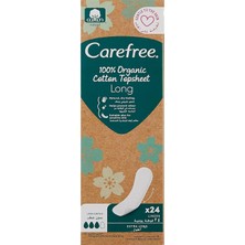 Prime Carefree Organic Uzun 24'lü Günlük Ped