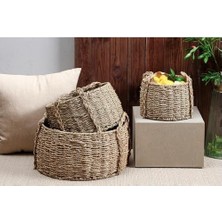 Prime Tony Naturel Kulplu Sepet 38 cm