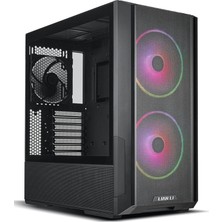 MSP Li Lancool 216 Black 2X160MM Argb FAN/1X140MM Fan Temperli Cam USB 3.0 Mesh Siyah E-Atx Mid-Tower Gaming (Oyuncu) Kasa