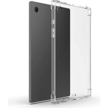 Prime Galaxy ile Uyumlu Tab A8 10.5 SM-X200 (2021) Kılıf Tablet Nitro Anti Silikon Kapak Renksiz