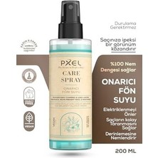 Prime Pxel Çift Fazlı Isı Koruyucu ve Onarıcı Fön Suyu 200 ml – Vegan, Durulanmayan Saç Bakım Spreyi, Tüm Saç Tipleri Için, Elektriklenme Önleyici, Parlaklık ve Yumuşaklık Sağlar