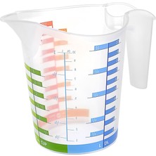 Prime Kullan At Market Plastik Ölçü Kabı 1000ML 123X100X126 mm 1 Adet
